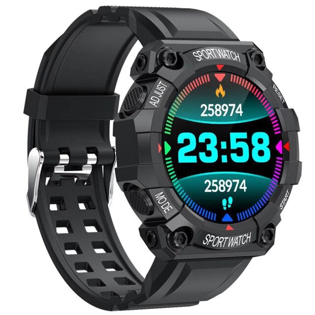 Smart Horloge Bluetooth Bellen Horloges Outdoor Sport Klok Smartwatch Mannen Vrouwen Fitness Tracker Armband: Black