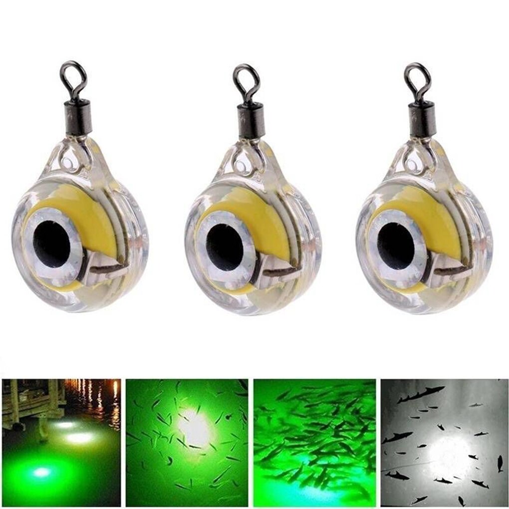 Outdoor Fishing Lights Portable LED River Lake Sea Underwater Night Fishing Light Fish Lure