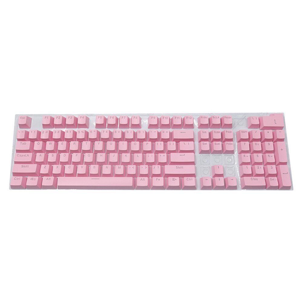 Mechanische Toetsenbord 104 Stks/set Abs Universele Backlit Keycap Keycaps Voor Cherry Mechanische Toetsenbord Computer Toetsenbord Keycaps: Pink