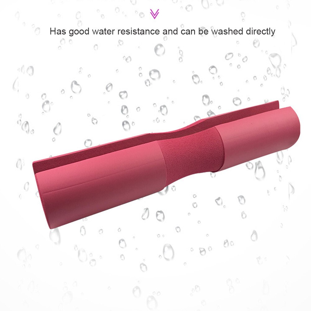 Coussin de Fitness accessoire épaule protection haltères fentes confortable épaissi Support plat hanche poussées mousse couverture: Rose