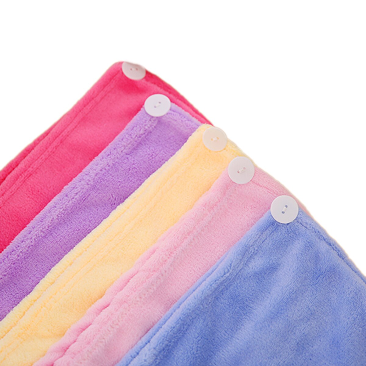 Korallfleece hår torr handduk superabsorberande turban handduk turban för kvinnor hår bad inlindad mössa