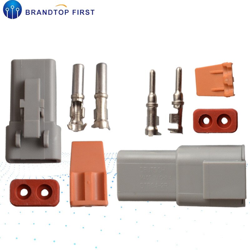2 Pin DTP Series Male Female Waterproof Electrical Auto Connector DTP06-2S DTP04-2P for Deutsch: DTP06-2S DTP04-2P