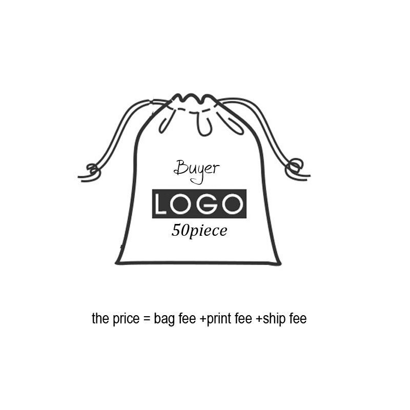 Velvet Drawstring Pouch 9x12cm (3.5"x4.75") pack of 50 Can print logo DIY Craft Watch Jewelry Bag: 50pcs logo bag