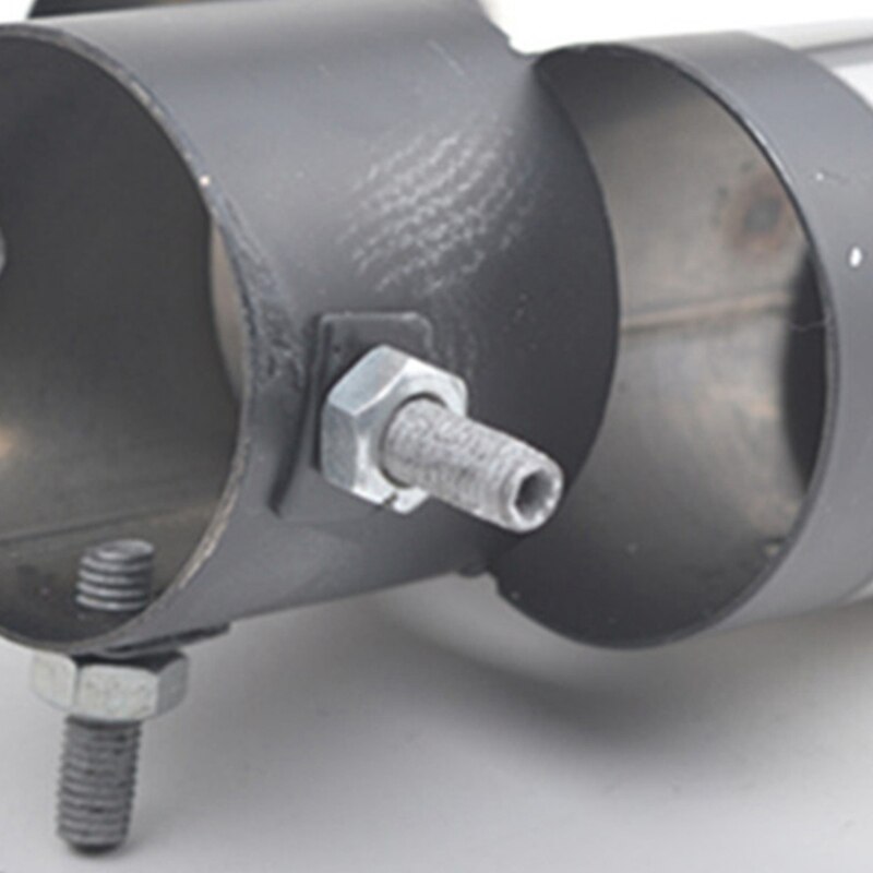 Oblique Mouth Double-Row Curved Stainless Steel Double-Row Tail Throat Tail Cover Exhaust Pipe Tail Throat