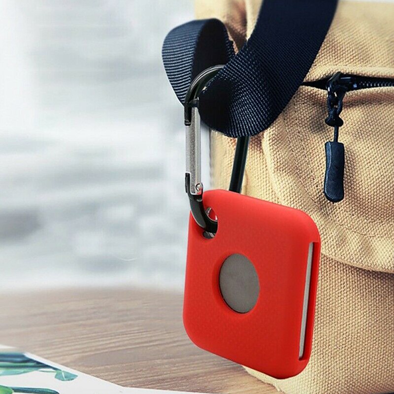 Funda de silicona antipérdida para localizador inteligente, funda protectora de silicona a prueba de arañazos con Bluetooth