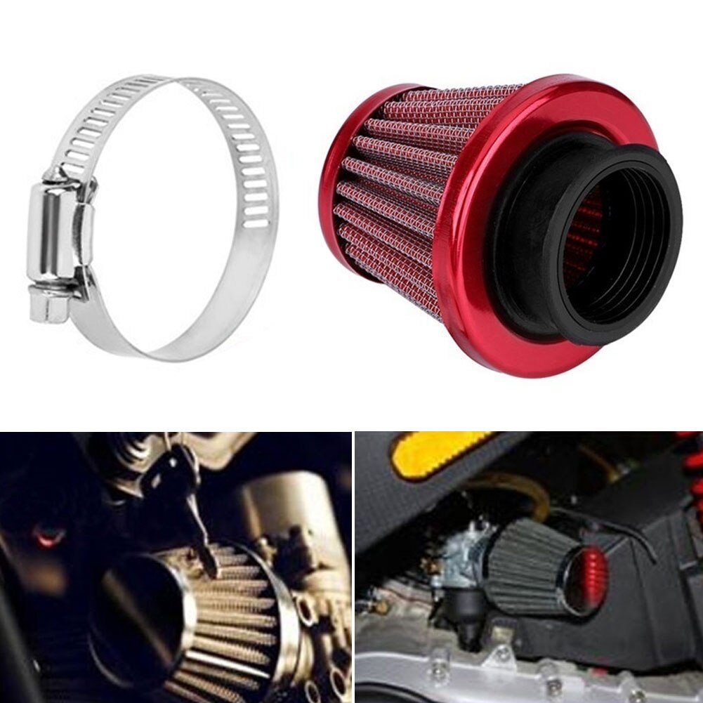 8 Mm Universal Motorrijwiel Atv Dirt Bike Air Filter Cleaner Vervanging