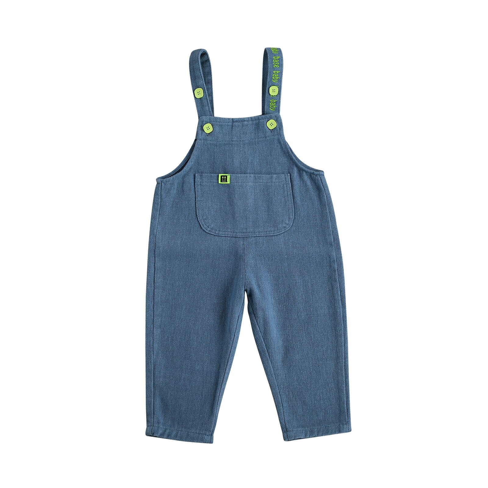 Citgeett zomer baby kinderen baby jongen meisje bretels broek effen kleur jeans bandjes lange broek schattige kleding: C / 4t