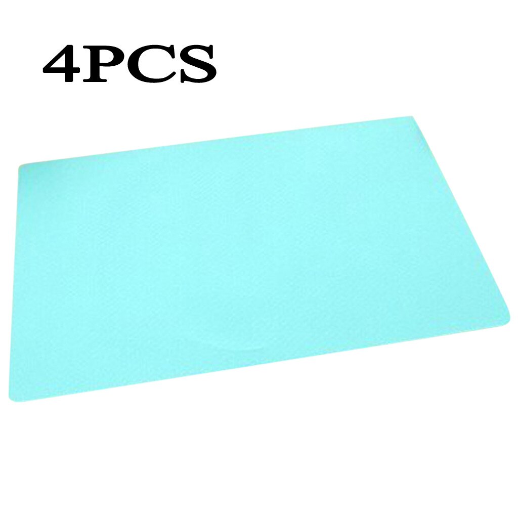 Mildew Proof Moisture-proof Hygroscopic And Washable Refrigerator Mat: Blue