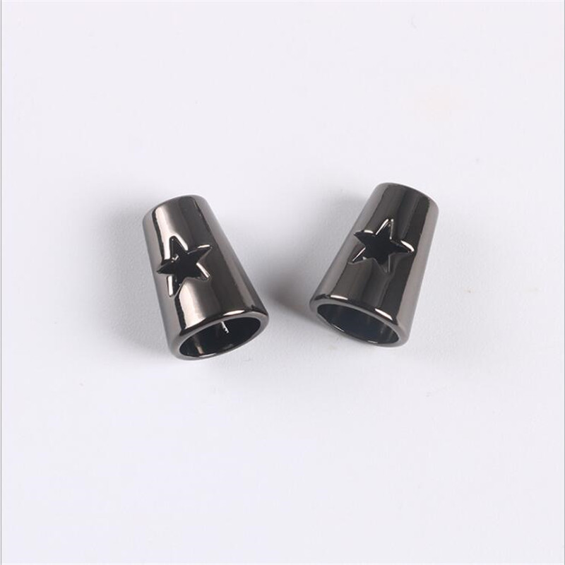 Stopper Cord Ends Lock Metal buckle for Bag Shoes Sportswear Garment Lanyard Accessories 60pcs: gunblack