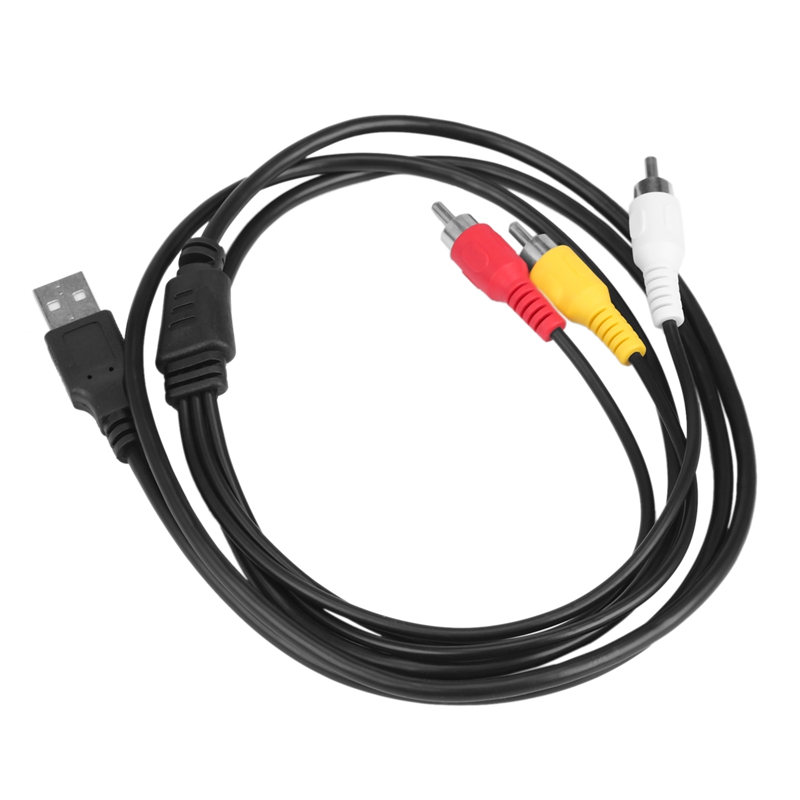 3 RCA to USB Cable