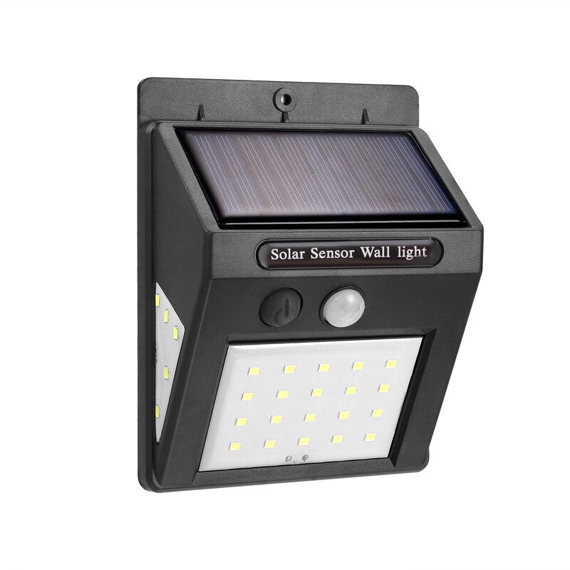 Solar Lights Outdoor Motion sensor Night security wall lamp 30 32LEDS COB Waterproof Garden Front door Yard Street light: 20 5 5