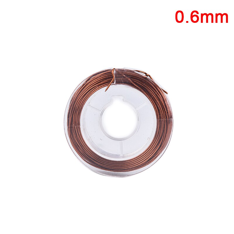 10 meter 0.2mm 0.3mm 0.5mm 0.6mm magnettråd emaljerad koppartråd magnetisk spollindning för tillverkning av elektromagnetmotormodell: D