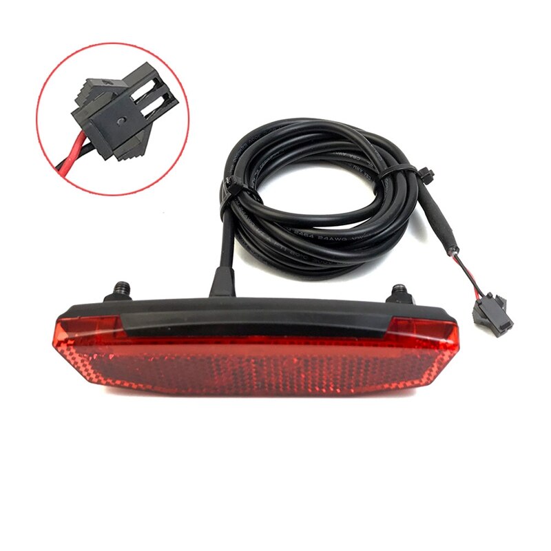Electric Bicycle Rear Light - 6-60V LED - Night Safety Warning Lamp