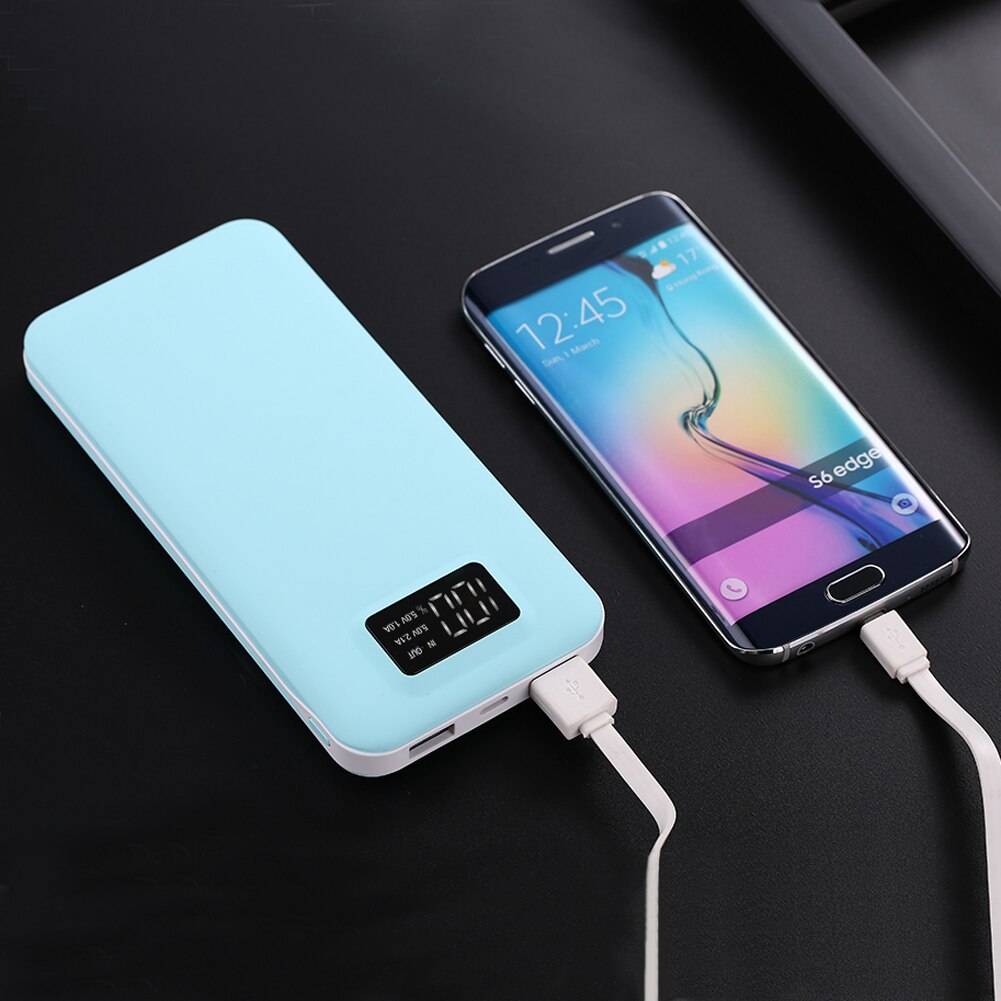 Hochleistungsfähiges, ultradünnes handy-ladegerät mit  po 20000 mah lcd-display -186919 ladefunktion