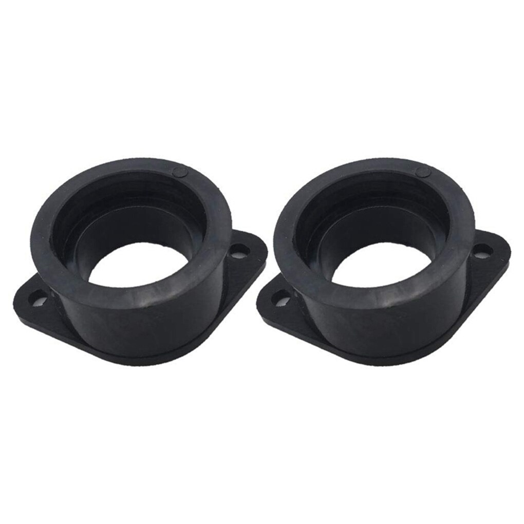 2 uds reemplazo para 74-75 Kawasaki KZ400 arranque de colector de admisión de carburador junta de carburador aislante de la motocicleta