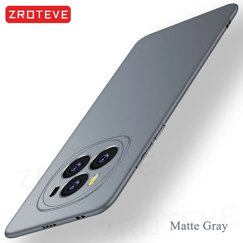 Pour Magic6 Pro étui ZROTEVE Ultra mince givré dur PC couverture pour Honor Magic 6 5 7 Pro Magic5 Magic7 Lite 5G coques de téléphone mondial: tpu / vert clair