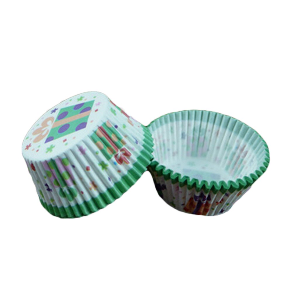 100 pcs Wrap Opslag Cupcake Wrappers Liners Vormpjes Feestartikelen Taart Beker Voor Partij