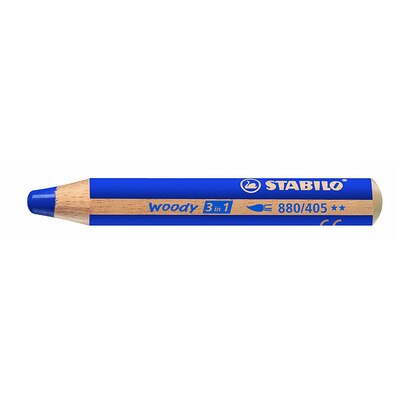 6/10/18PCS German STABILO Invincible Colour Crayon 886 Ultra Coarse Water Soluble Colour Brush Set: Navy Blue