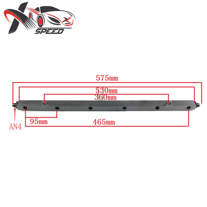 Fuel rail RB25 RB25DET for Nissa n R32 R33 R34 SKYLINE LAUREL GLORIA CEDRIC XXFRNSRB25BK