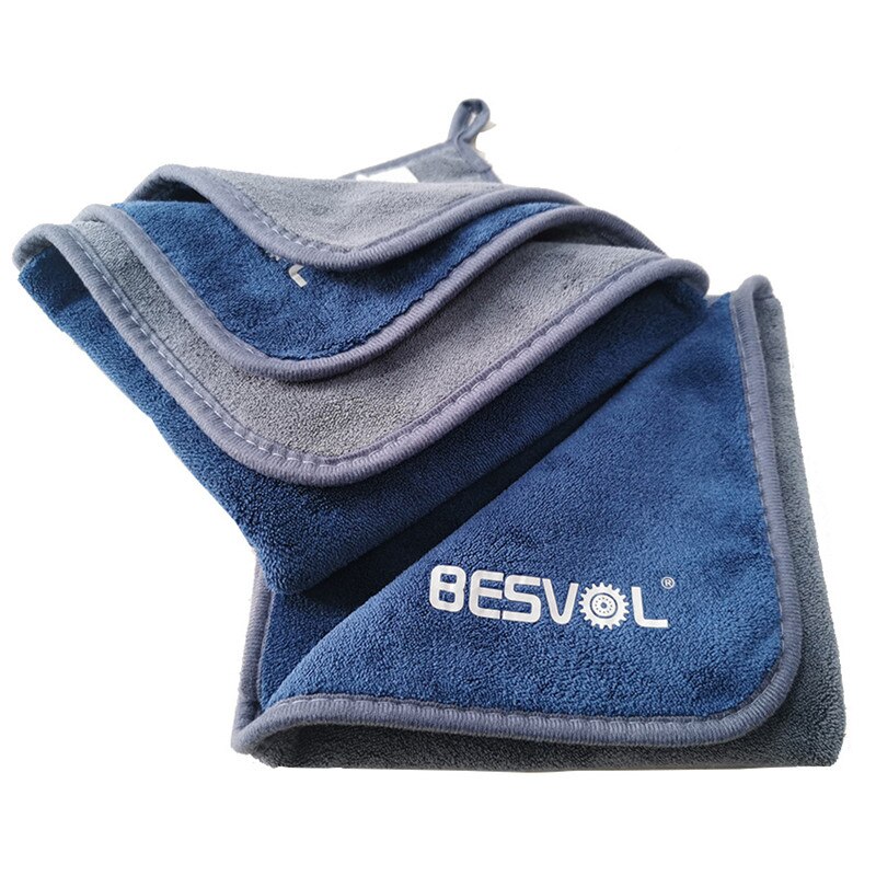 Besvol 4 st extra mjuk biltvätt mikrofiber handduk bil rengöring torkduk bilvård trasa detaljer biltvätt handduk aldrig skrapa