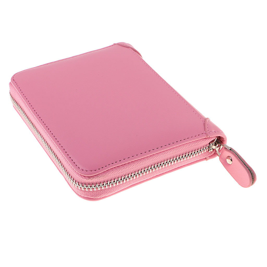 Lederen Houders Covers Travel Document Cover Pouch Wallet: pink