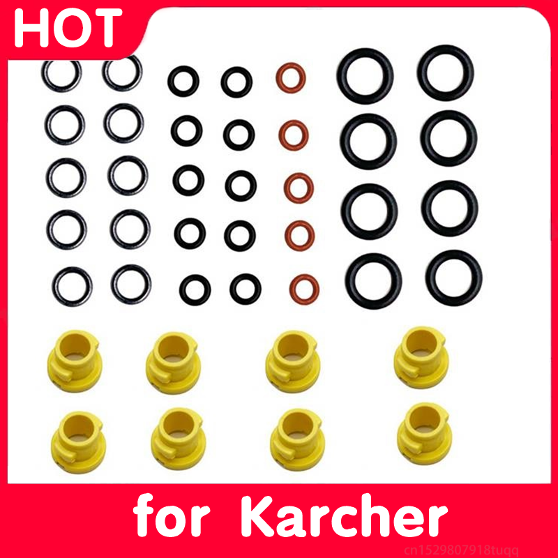 O-Ring Voor Karcher K2 K3 K4 K5 K6 K7 Lans Slang Mondstuk Reserve O-Ring Afdichting 2.640-729.0 Rubber O-Ring Hogedrukreiniger: Light Grey
