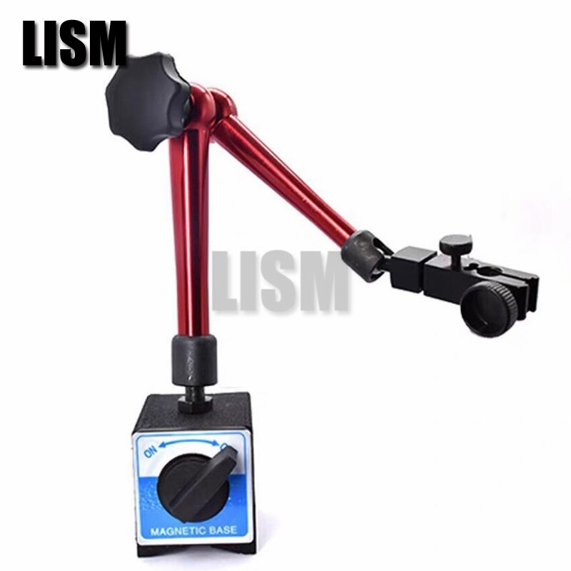 Dial Indicator +big universal Magnetic Stand Base Holder 0.8mm Dial /10MM dial Test Comparator For Equipment Calibration: big base