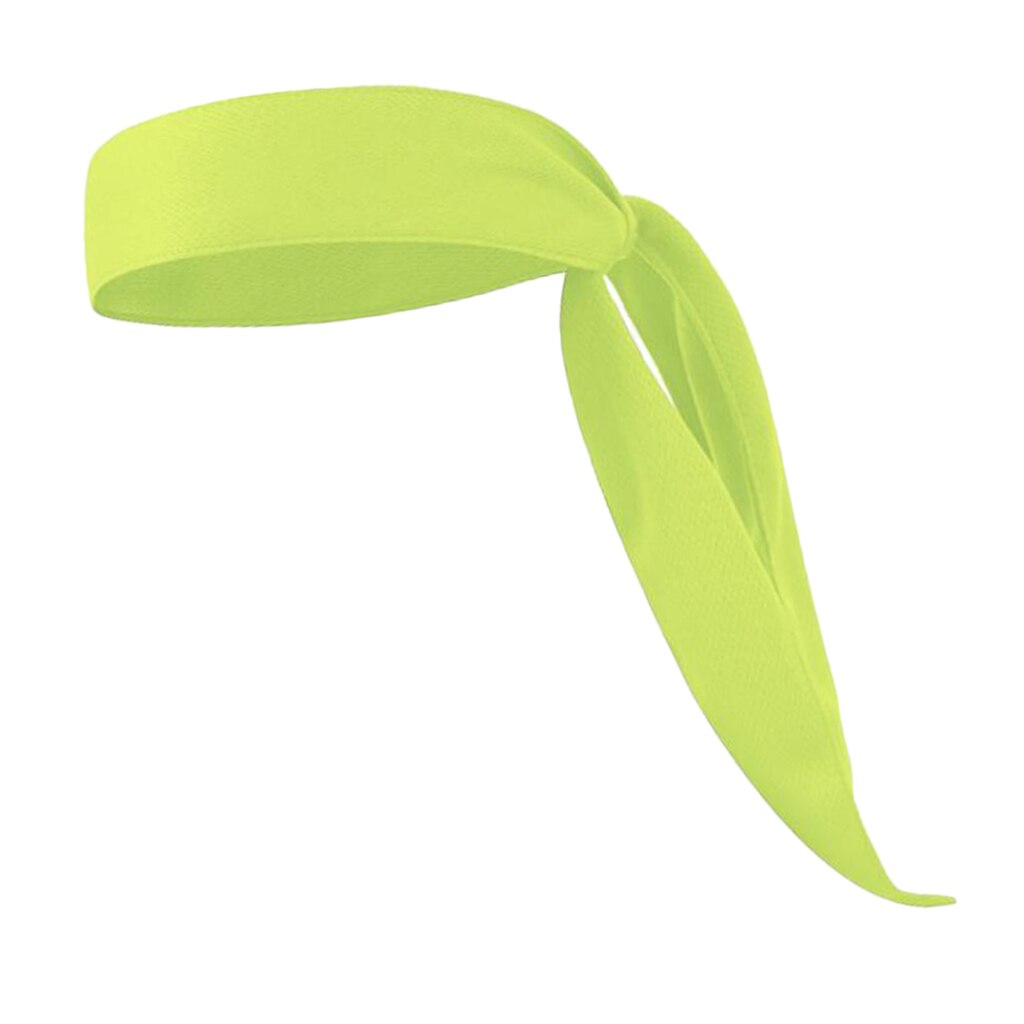 Tennis Zweetband Piraat Hoofdband Sport Zweetband Fitness Gym Haar Band Strap: green