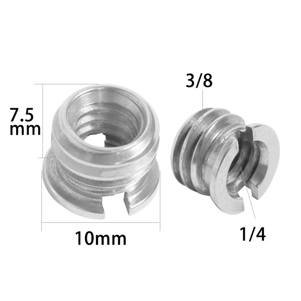 1/4 3/8 To 5/8 Female Male Threaded Screws Mount Adapters Tripod Camera Studio Threaded Screw Mount Adapters LS082 For Tripods: CRYSTAL
