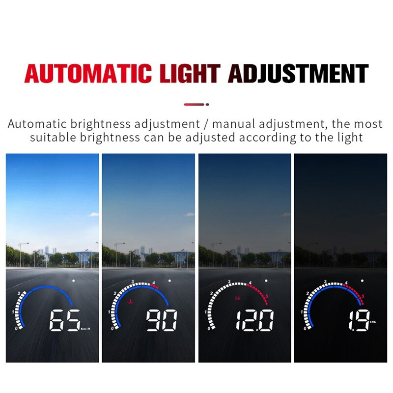 Hud M13 Head-Up Display Hud Display Car KM/H MPH Auto Electronics OBD2 Hud Windshield Projector Display