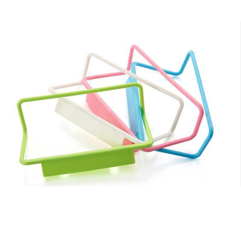 Portable Towel Rack Plastic Hanging Holder 1Pcs Home Storage Organizer Kitchen Accessories Cupboard Cabinet Door Back
