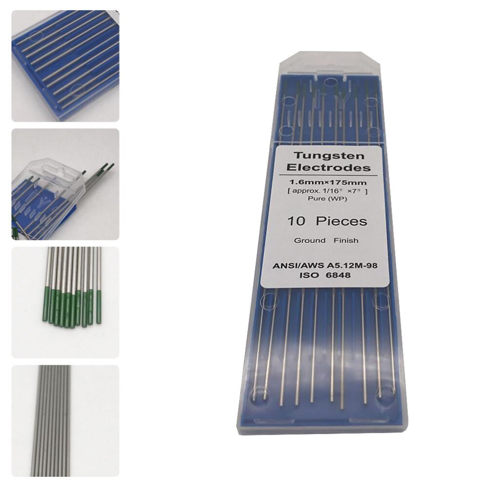 1 Pack WP Durable Ground Finish Welding Electrode Tungsten Electrode Rods for TIG: Silver 4