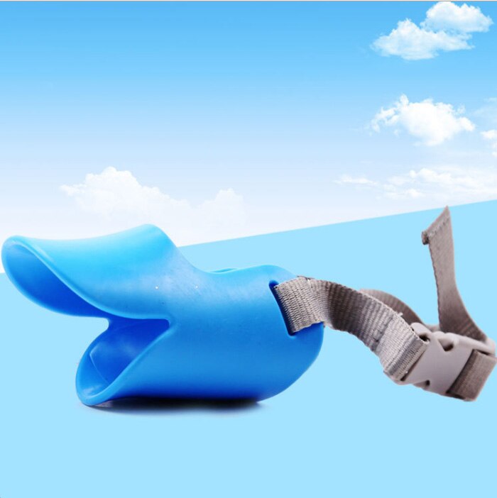 Hondenmuilkorf siliconen schattige eendenmondmasker snuit blaf bijtstop kleine hond anti-bijt maskers voor hondenproducten huisdieraccessoires: Zwart / S