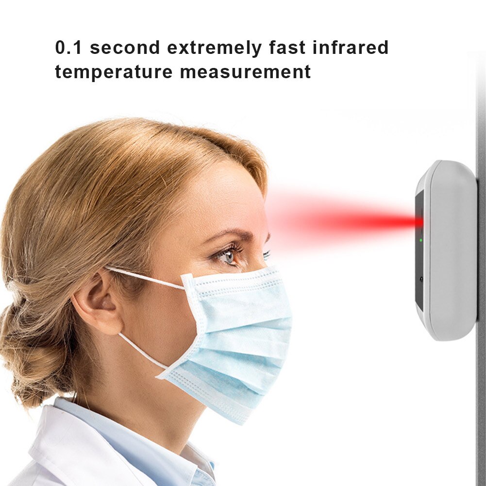 Ne Face Recognition Temperature Measurement USB Access Control Machine System Infrared Body Temperature Scanner Thermometer