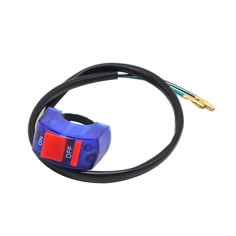 ZSDTRP 12V Universal Motorcycle Scooter LED Headlight Handlebar Light Headlamp Adjustable Mount Waterproof On Off Switch: A 04