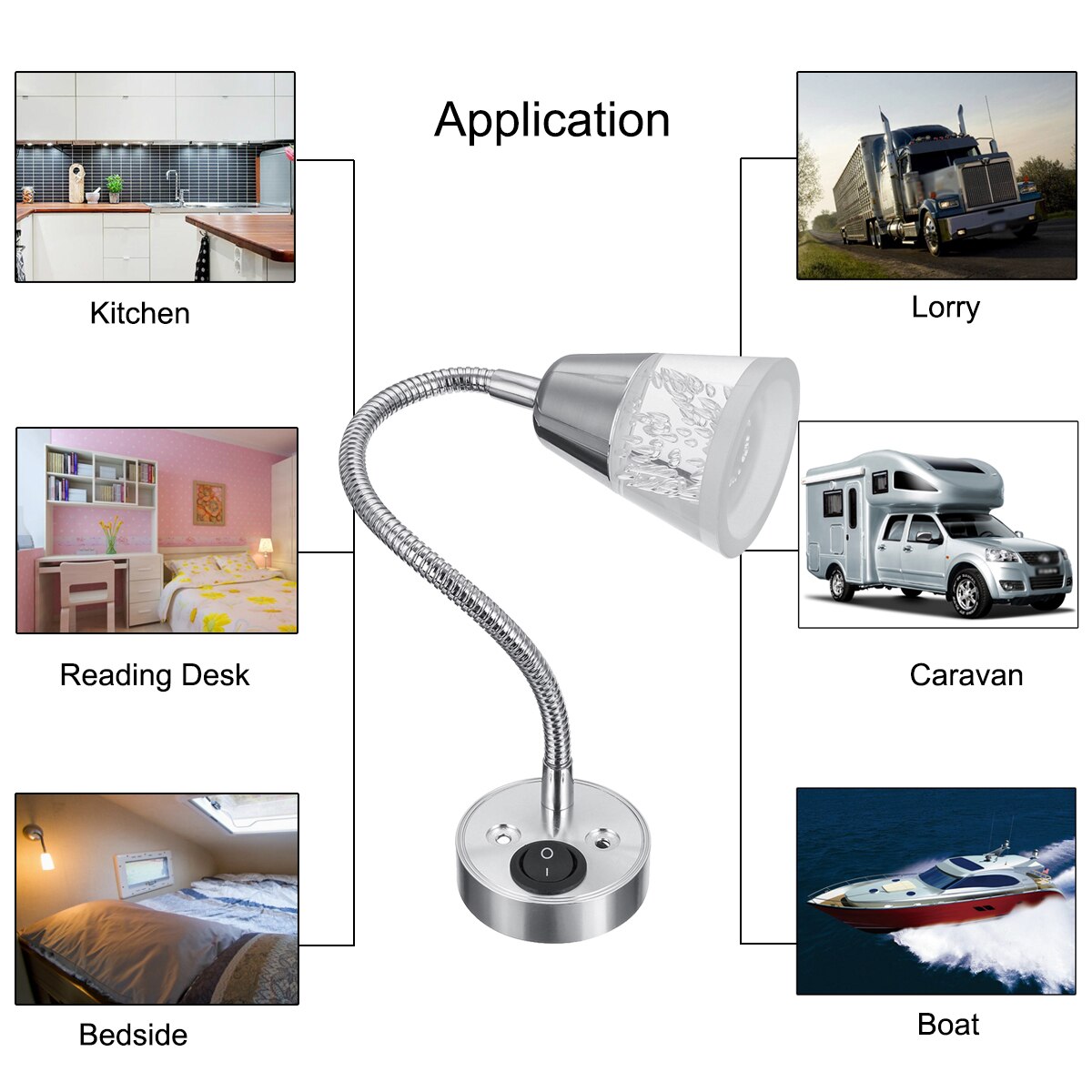 ViaGasaFamido LED-Campingleuchte, Um 180° Drehbare Produktbild-Vorschau 7