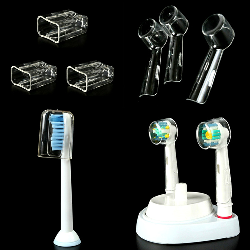 Elektrische Tandenborstel Heads Bescherm Cover Hoofd Beschermende Cover Case Cap Voor Braun Oral B Tool Houd Stof Uit Beschermen Reizen thuis