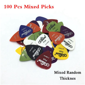 20/50 Stks/set Elektrische Gitaar Pick Akoestische Muziek Picks Plectrum 0.58/0.71/0.81/0.96/1.20 /1.50 Mm Dikte Gitaar Accessoires: 100Pcs Mixed