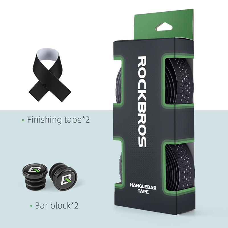 Doux Respirant Vélo De Route Vélo Guidon Bande Cork EVA PU Bar Ruban