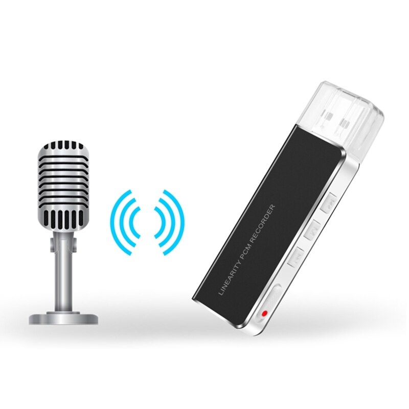 8Gb Mini Digital Voice Recorder MP3 Muziek Speler Usb Disk Flash Drive Wxtb