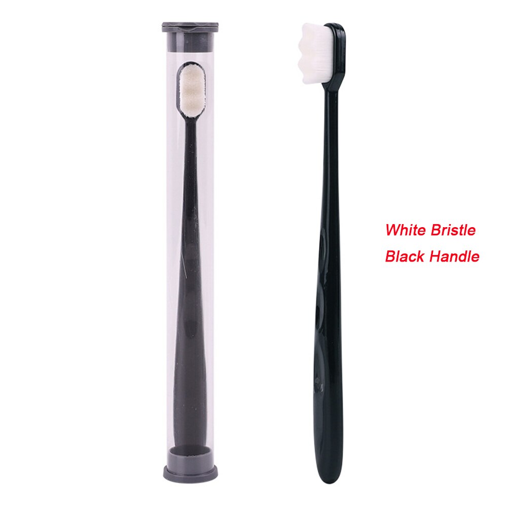 1PC Portable Ultra-fine Super Soft Bristle Adult Toothbrush for Sensitive Gums and Teeth Eco-friendly Brushes Oral Care Supply: Type1