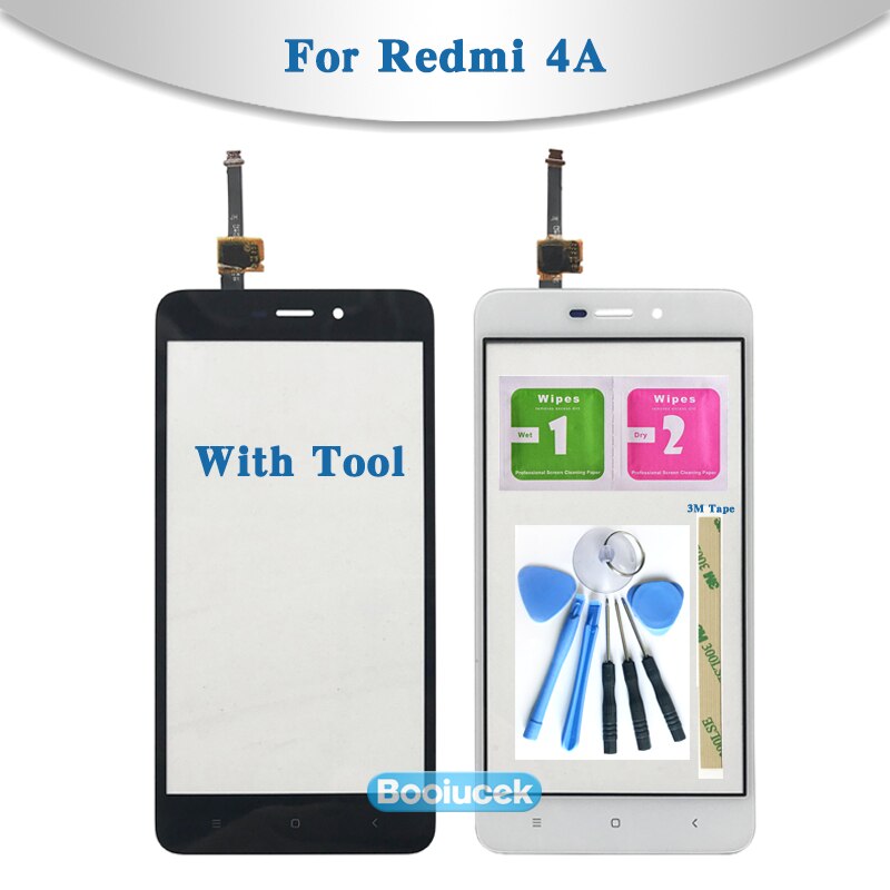 Replacement 5.0'' For Xiaomi Redmi 4 4A 4X 4 Pro Touch Screen Digitizer Sensor Outer Glass Lens Panel