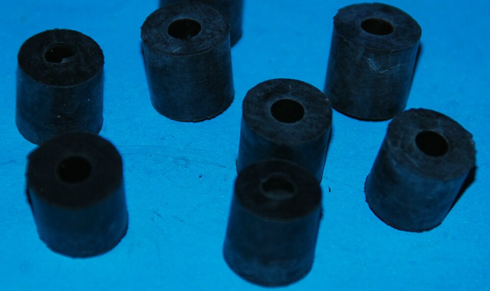 Buje de goma para acoplamiento de eje de Motor, 17x15x6, para máquina de corte de alambre CNC