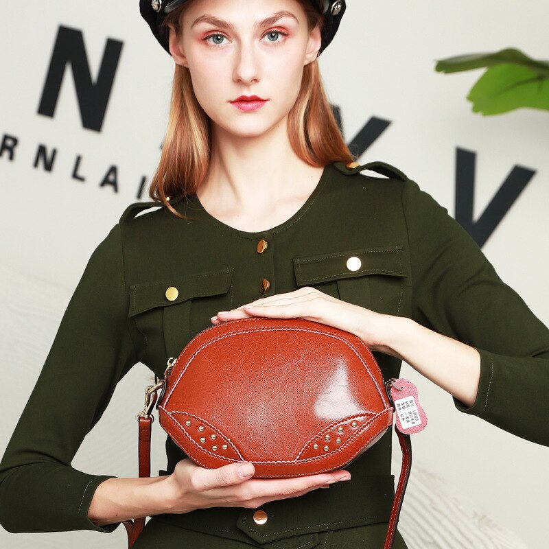 Shell Package Mini- Portable Mobile Phone Package Concise Diagonal Single Shoulder Package Tide