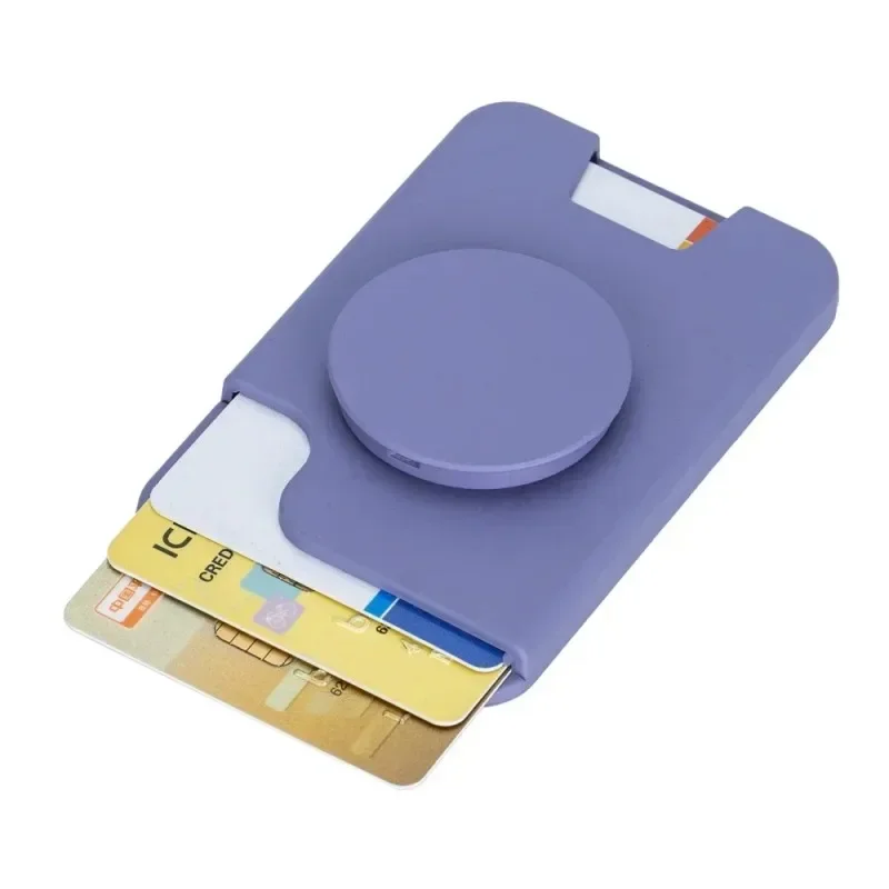 Voor Magsafe Card Wallet Case Voor iPhone 17 16 15 14 13 12 Pro Max 2 in 1 Sterke magnetische kaarthouder Zak met uitbreidbare standaard