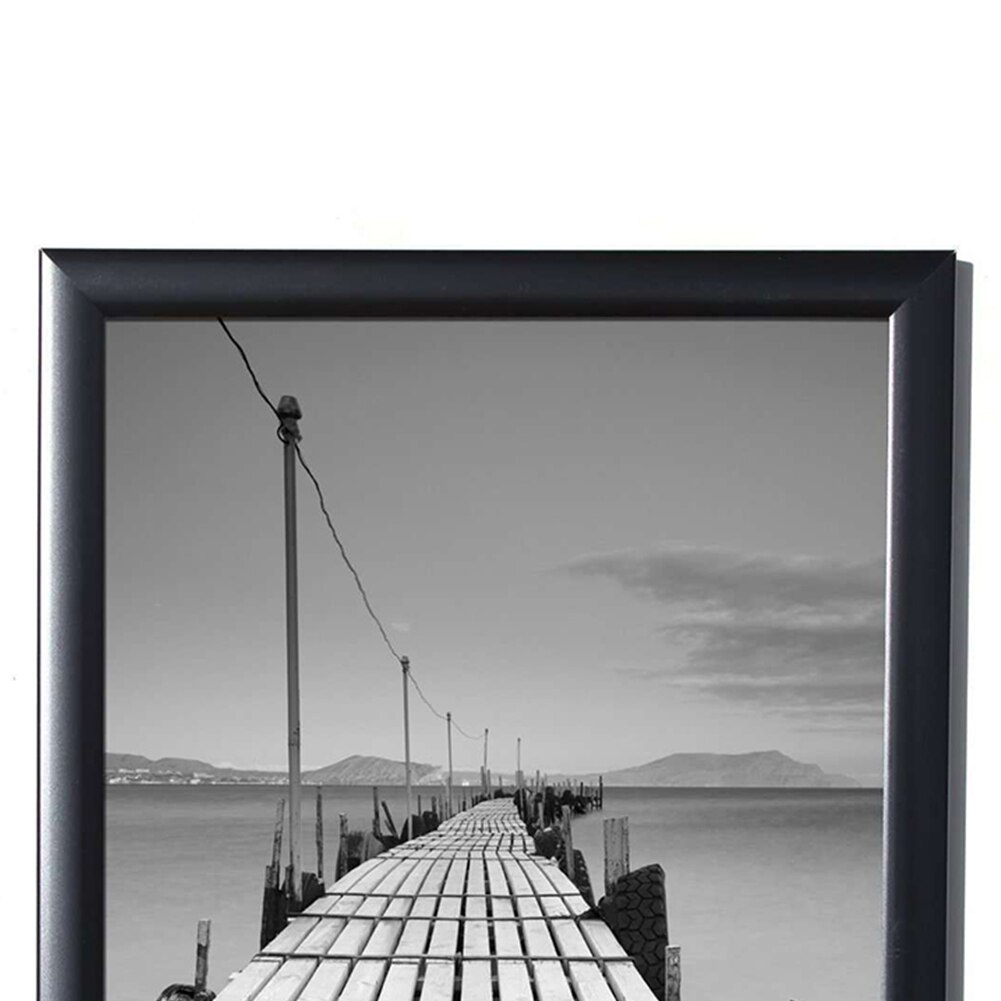 21*29.7 cm svart simulering trä bord vägg fotoram hårdpapp baksida med glas för  a4 foton bildcertifikat album dekor