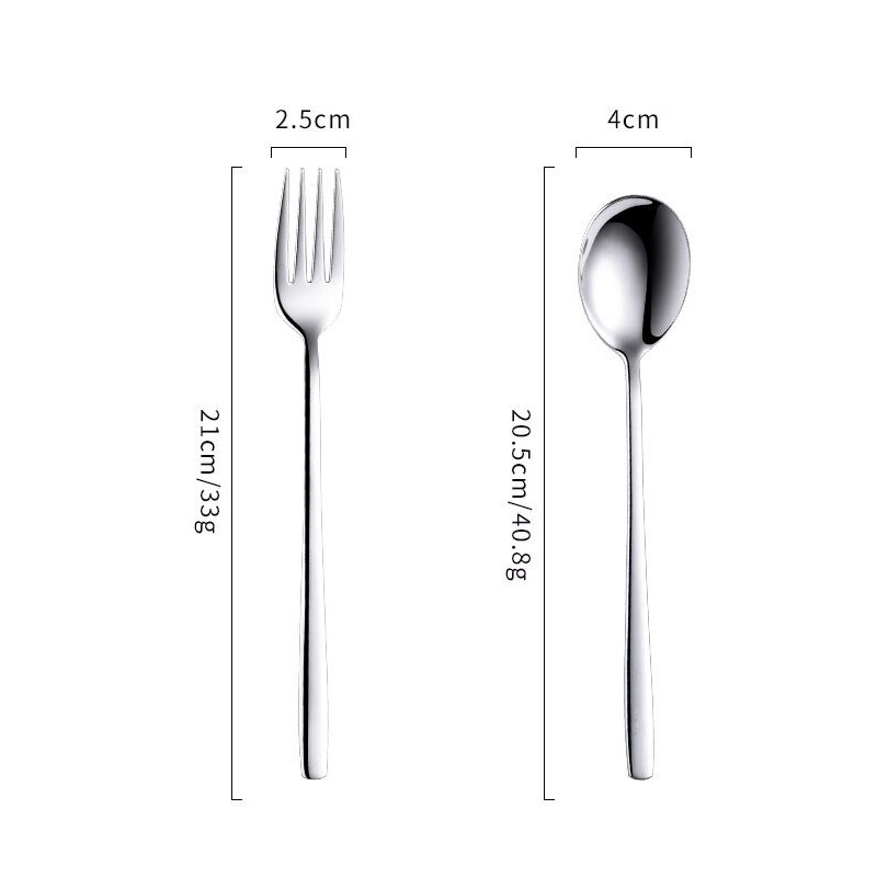 1PC Dessert Spoon Stainless Steel Vacuum Plating Coffee Dessert Stirring Spoon Shovel Long Handle Fruit Salad Forks