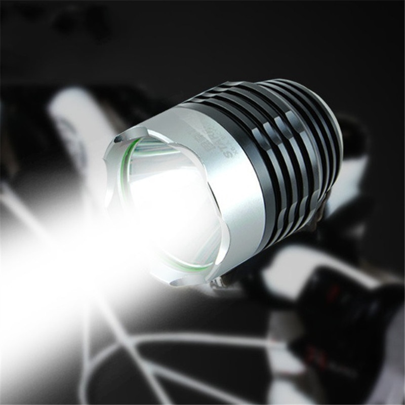 4 kleuren Fietslicht 3000 Lumen 3 Mode Bike Q5 LED fietsen Front Light fietsverlichting Lamp Torch Waterdichte Koplamp zaklamp