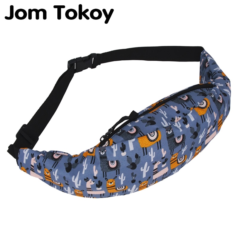 Jom Tokoy Neue Bunte Taille Tasche Für Männer Fanny Packs Stil Gürtel Tasche Alpaka Frauen Taille Pack Reisen Handy taschen yab953