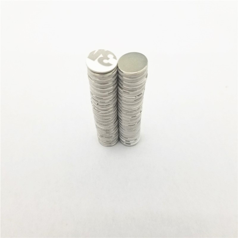 10-100 Stuks Neodymium Magneet 10X3 Met 3M Lijm Zeldzame Aarde Kleine Sterke Ronde Permanente 10*3 Mm Ndfeb Nickle Magnetische 10x3mm